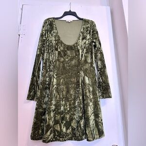 Little Lies Olive Long Sleeve Dress